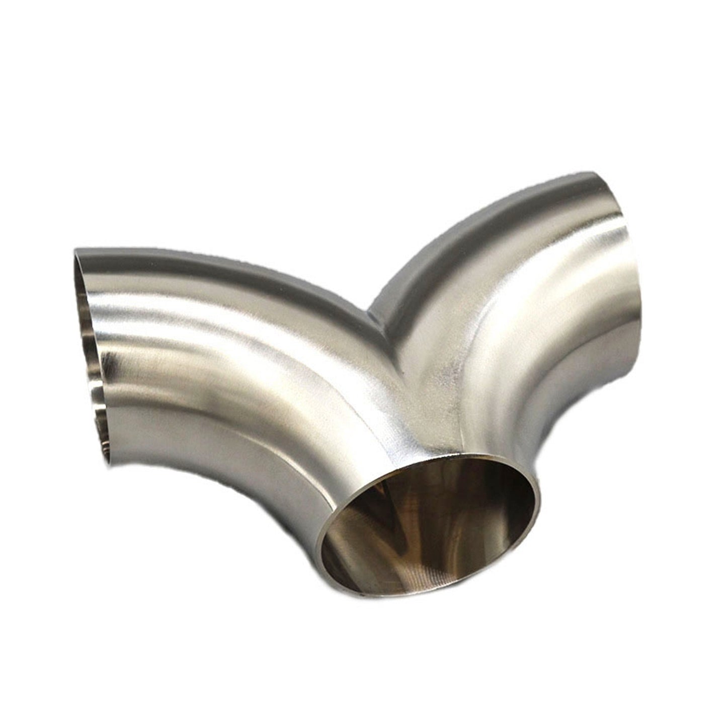 Car Accessories 304 Stainless Steel Faucet Tee Pipe Universal Welding Exhaust Pipe Fittings Herringbone Tee Silencer - Hogen Exhaust