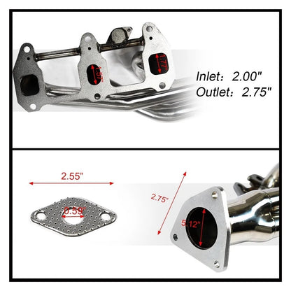 Stainless Steel Exhaust Manifold Mazda RX8 RX-8 1.3 SE3P 2004-2011 Exhaust Headery 192 231 BHP - Hogen Exhaust