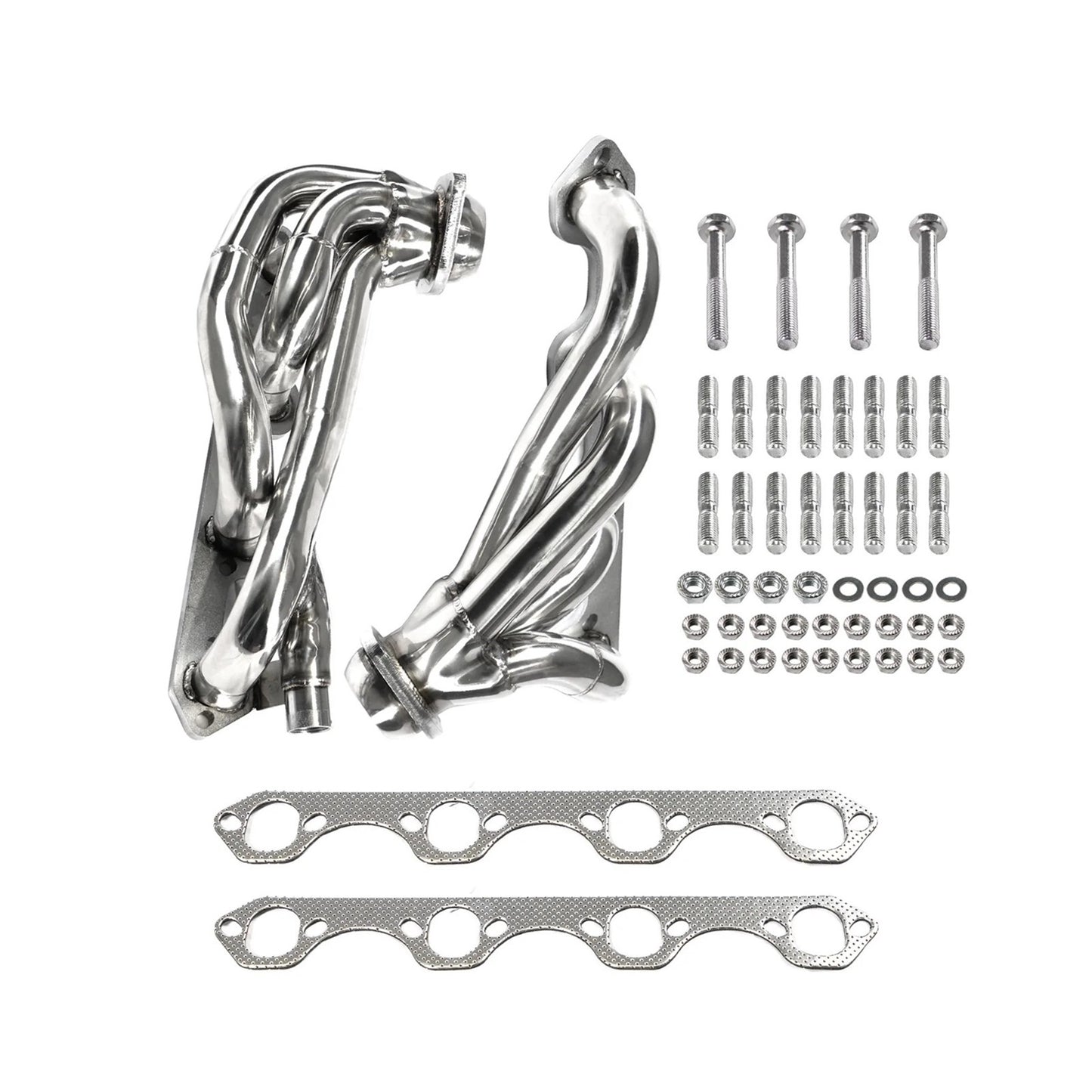 Stainless Steel Shorty Headers F150 87-96 Ford F150 5.8L 351 V8 OHV 304SS XL XLT Lightning