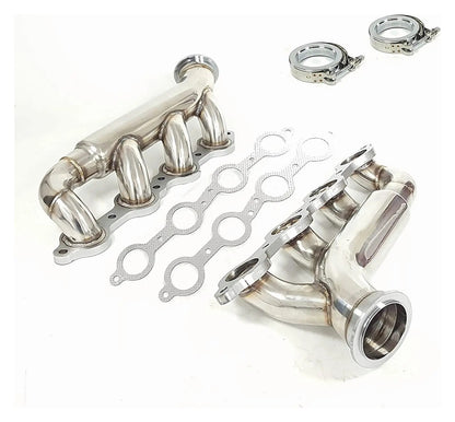 Turbo Manifold Headers Camaro Corvette V8 LS1 LS2 LS9 LQ9 LSX 1998-2019 Stainless