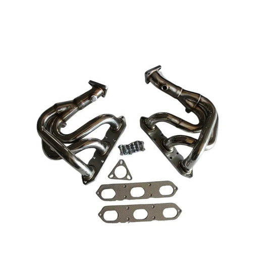 Stainless Exhaust Manifold Header for Porsche Boxster 986 2.5L 2.7L 3.2L BASE/S 1997-2004 - Hogen Exhaust