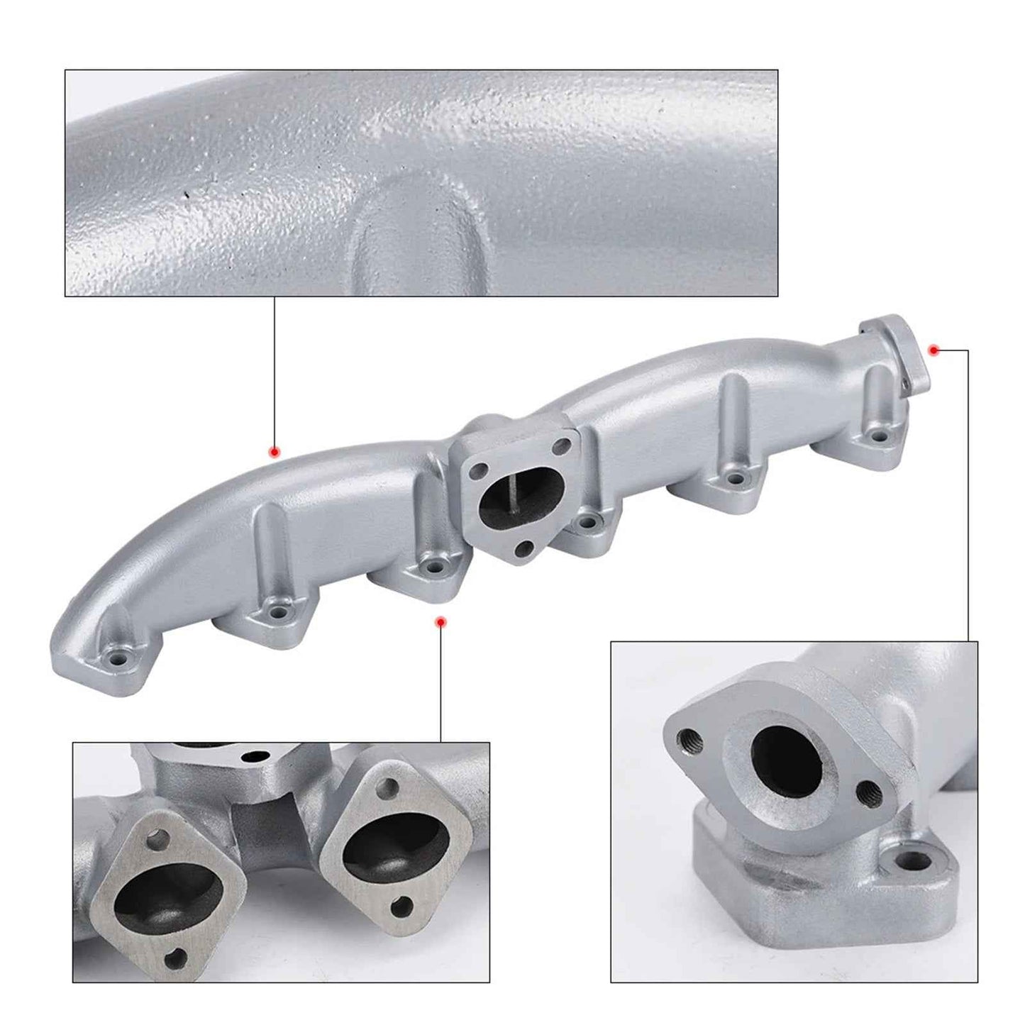 BMW Exhaust Manifold Stainless Steel for E46 E39 E60 E61 E38 E65 E83 E53 X3 X5 11622248166 11627799728 11627798177 11627788422