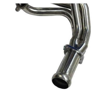 Stainless Exhaust Headers Manifolds & X Pipe For 05-13 Compatible With Chevy Compatible With Corvette C6 LS2 LS3