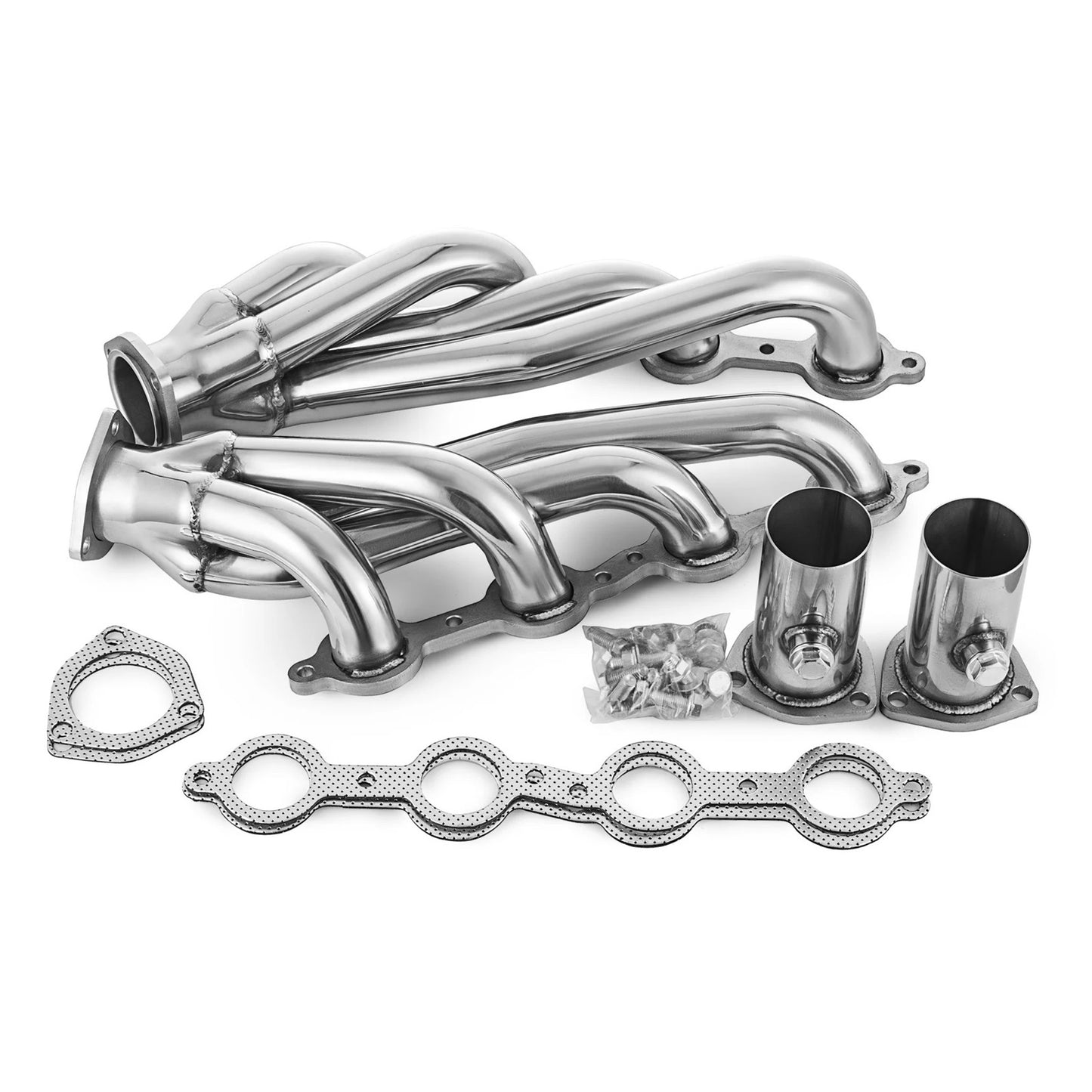 Stainless Steel Exhaust Manifold Chevy LS1 LS2 LS3 LS6 LS7 Shorty Header for Chevelle Camaro - Hogen Exhaust