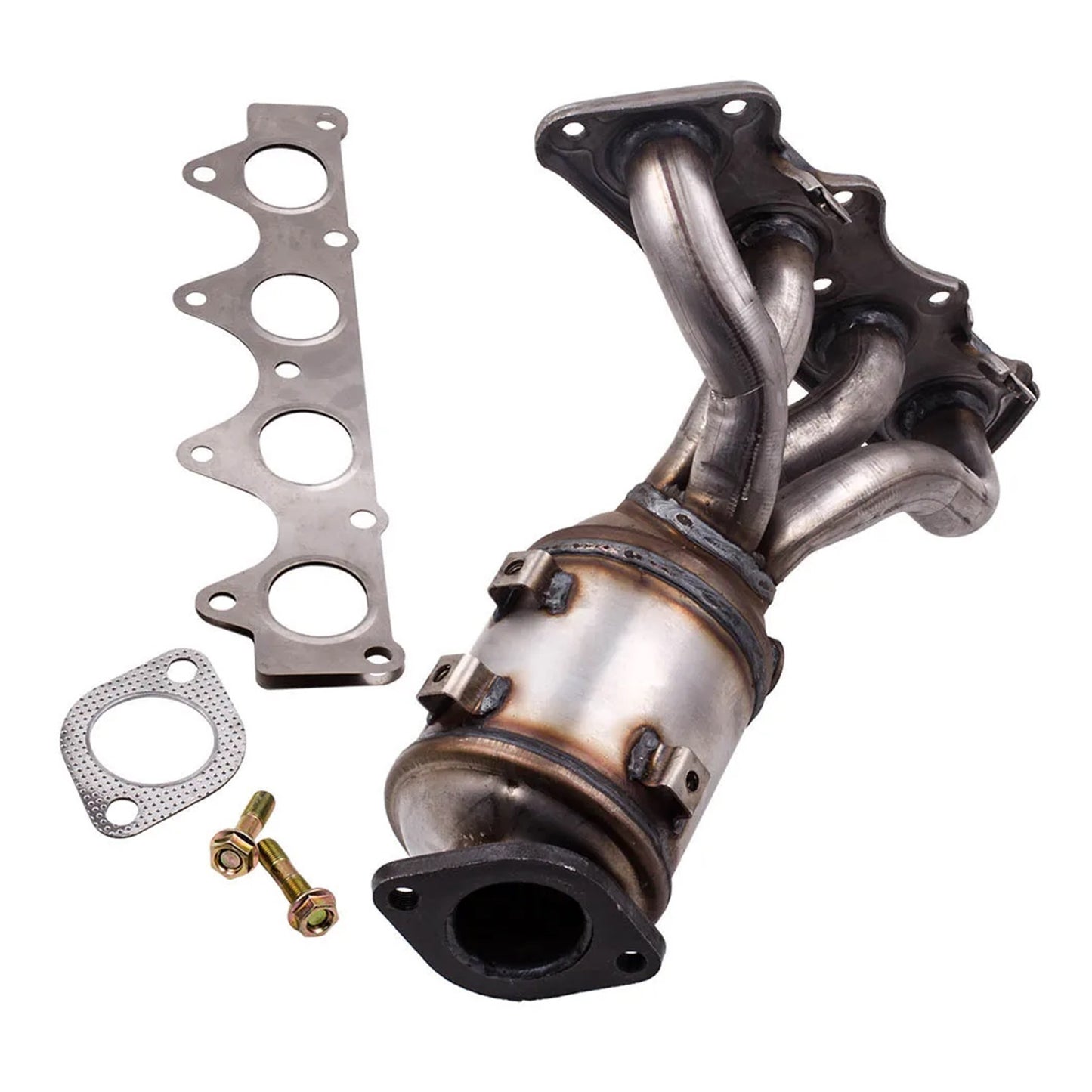 Exhaust Manifold Catalytic Converter Kia Soul L4 1.6L 2012-2016 Bolt-on Hyundai Accent 2012-2017 1.6L Bolt-on 400Cell - Hogen Exhaust