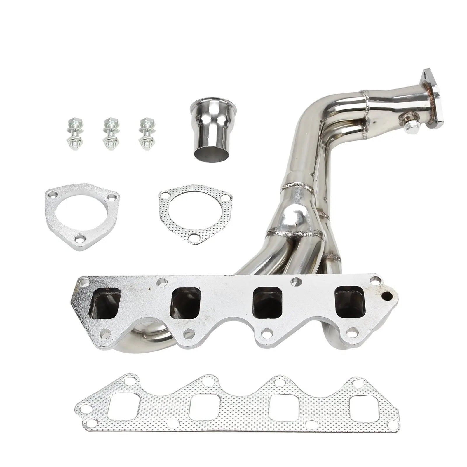 304 Stainless Exhaust Header Samurai 4-2-1 Full Length Manifold for 1985-1995 Geo Tracker - Hogen Exhaust