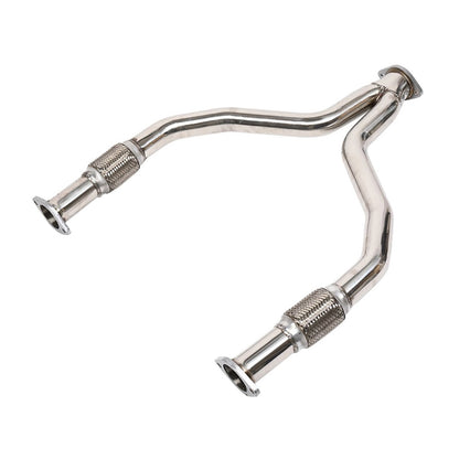 Nissan 370Z Exhaust Downpipe Stainless Steel for 2008-2014 Z34 Infiniti G37 V36 VQ37VHR Racing X/Y-PIPE - Hogen Exhaust