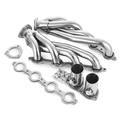 Stainless Steel Exhaust Manifold Chevy LS1 LS2 LS3 LS6 LS7 Shorty Header for Chevelle Camaro - Hogen Exhaust