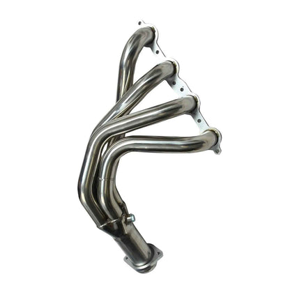 Stainless Exhaust Headers Manifolds & X Pipe For 05-13 Compatible With Chevy Compatible With Corvette C6 LS2 LS3