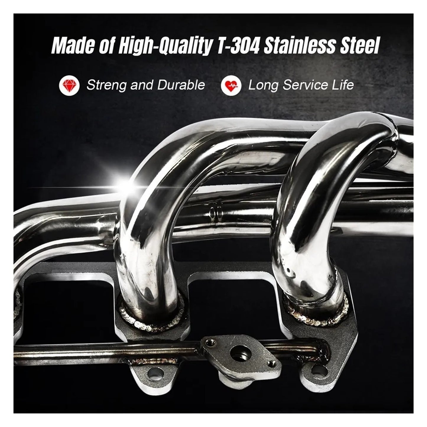 Stainless Steel Exhaust Manifold Mazda RX8 RX-8 1.3 SE3P 2004-2011 Exhaust Headery 192 231 BHP - Hogen Exhaust